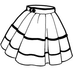 Skirt (Objects) coloring page #191559 to print and color