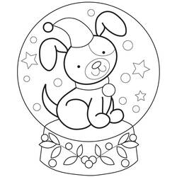Coloring page: Snow Globe (Objects) #202627 - Free Printable Coloring Pages