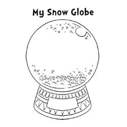 Coloring page: Snow Globe (Objects) #202639 - Free Printable Coloring Pages