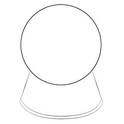 Coloring page: Snow Globe (Objects) #202648 - Free Printable Coloring Pages