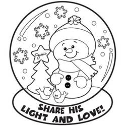 Snow Globe (Objects) coloring page #202656 to print and color