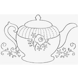 Coloring page: Teapot (Objects) #185620 - Free Printable Coloring Pages