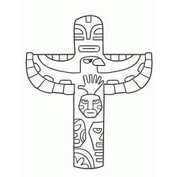 Totem (Objects) coloring page #203095 to print and color