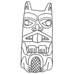 Totem (Objects) coloring page #203097 to print and color