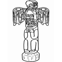 Totem (Objects) coloring page #203102 to print and color