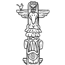 Totem (Objects) coloring page #203109 to print and color