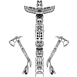 Totem (Objects) coloring page #203113 to print and color