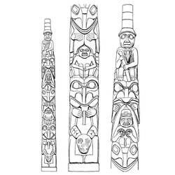 Totem (Objects) coloring page #203115 to print and color