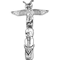 Totem (Objects) coloring page #203117 to print and color
