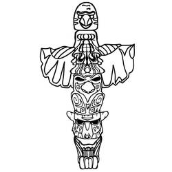 Totem (Objects) coloring page #203121 to print and color