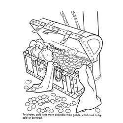 Coloring page: Treasure Chest (Objects) #220549 - Free Printable Coloring Pages