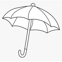 Coloring page: Umbrella (Objects) #172708 - Free Printable Coloring Pages