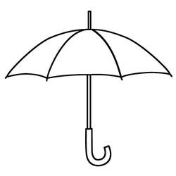 Coloring page: Umbrella (Objects) #172709 - Free Printable Coloring Pages