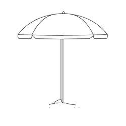 Coloring page: Umbrella (Objects) #172710 - Free Printable Coloring Pages