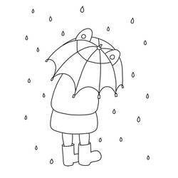 Umbrella (Objects) coloring page #172718 to print and color