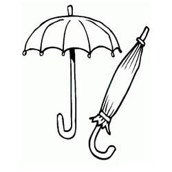 Coloring page: Umbrella (Objects) #172720 - Free Printable Coloring Pages
