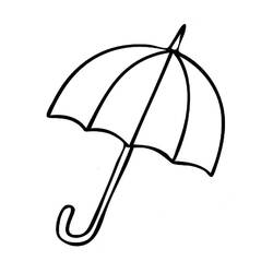 Coloring page: Umbrella (Objects) #172721 - Free Printable Coloring Pages