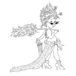 Coloring page: Umbrella (Objects) #172724 - Free Printable Coloring Pages