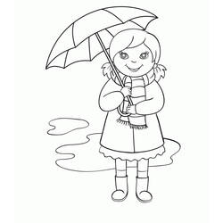 Umbrella (Objects) coloring page #172727 to print and color