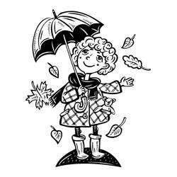 Coloring page: Umbrella (Objects) #172731 - Free Printable Coloring Pages