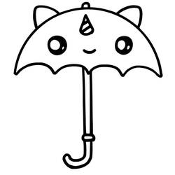 Coloring page: Umbrella (Objects) #172736 - Free Printable Coloring Pages
