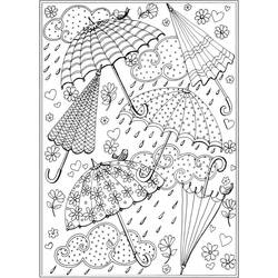 Coloring page: Umbrella (Objects) #172741 - Free Printable Coloring Pages