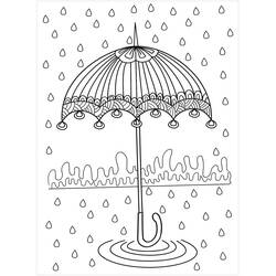 Umbrella (Objects) coloring page #172742 to print and color
