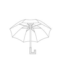 Coloring page: Umbrella (Objects) #172758 - Free Printable Coloring Pages