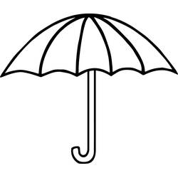 Umbrella (Objects) coloring page #172760 to print and color