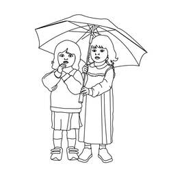 Umbrella (Objects) coloring page #172765 to print and color
