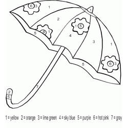Coloring page: Umbrella (Objects) #172768 - Free Printable Coloring Pages