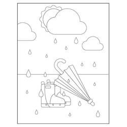 Coloring page: Umbrella (Objects) #172769 - Free Printable Coloring Pages