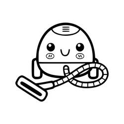 Coloring page: Vacuum Cleaner (Objects) #189329 - Free Printable Coloring Pages