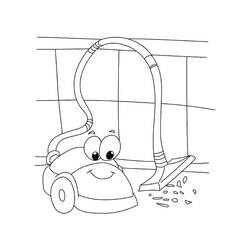 Coloring page: Vacuum Cleaner (Objects) #189331 - Free Printable Coloring Pages