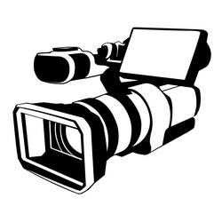Coloring page: Video camera (Objects) #120129 - Printable coloring pages