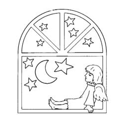 Coloring page: Window (Objects) #168840 - Printable coloring pages