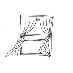 Coloring page: Window (Objects) #168841 - Printable coloring pages