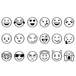 Emoji (Others) coloring page #190369 to print and color