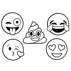Emoji (Others) coloring page #190371 to print and color