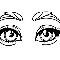 Coloring page: Eyes (Others) #201265 - Free Printable Coloring Pages