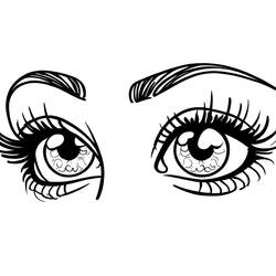 Coloring page: Eyes (Others) #201268 - Free Printable Coloring Pages
