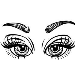 Coloring page: Eyes (Others) #201269 - Free Printable Coloring Pages