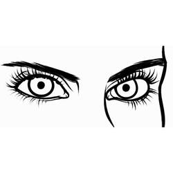 Coloring page: Eyes (Others) #201276 - Free Printable Coloring Pages