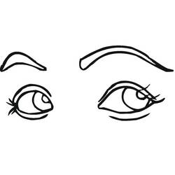 Coloring page: Eyes (Others) #201278 - Free Printable Coloring Pages
