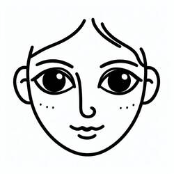 Coloring page: Face (Others) #211967 - Free Printable Coloring Pages