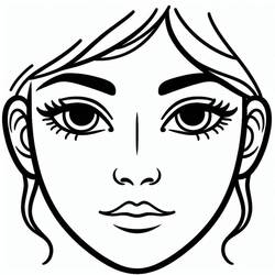 Coloring page: Face (Others) #211968 - Free Printable Coloring Pages