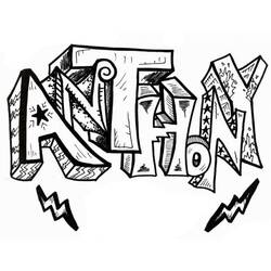 Coloring page: Graffiti (Others) #192192 - Free Printable Coloring Pages