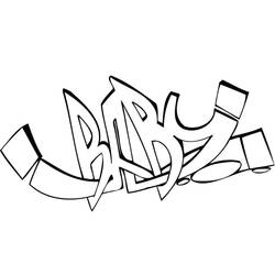 Coloring page: Graffiti (Others) #192201 - Free Printable Coloring Pages