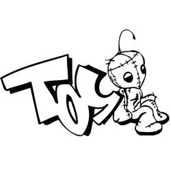 Coloring page: Graffiti (Others) #192208 - Free Printable Coloring Pages