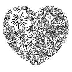 Heart (Others) coloring page #173252 to print and color